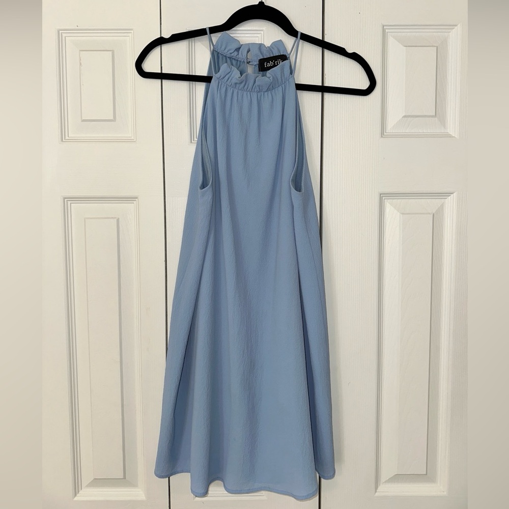 Light blue mini dress